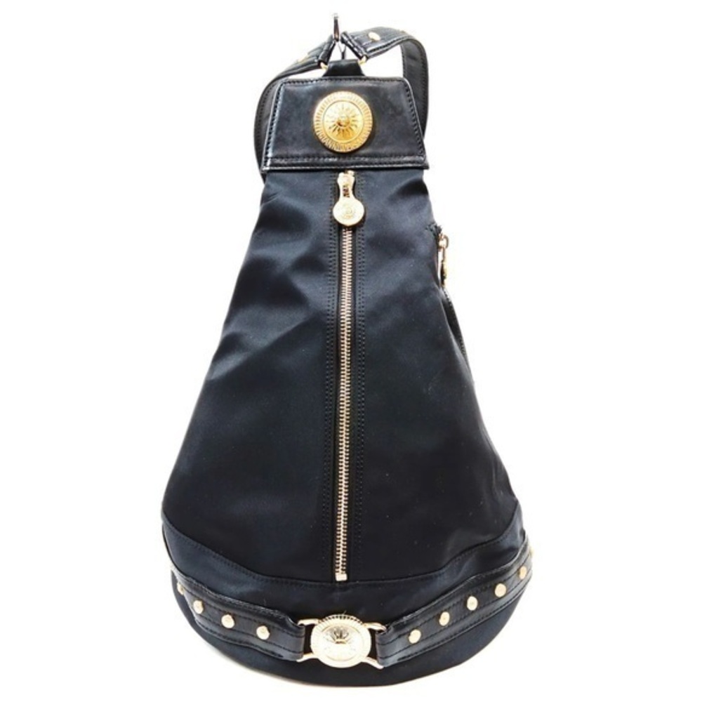 Versace Nylon/Leather Trim Backpack